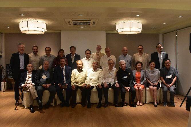 Dr. Felipe Medalla with the FEF Board of Trustees and Fellows