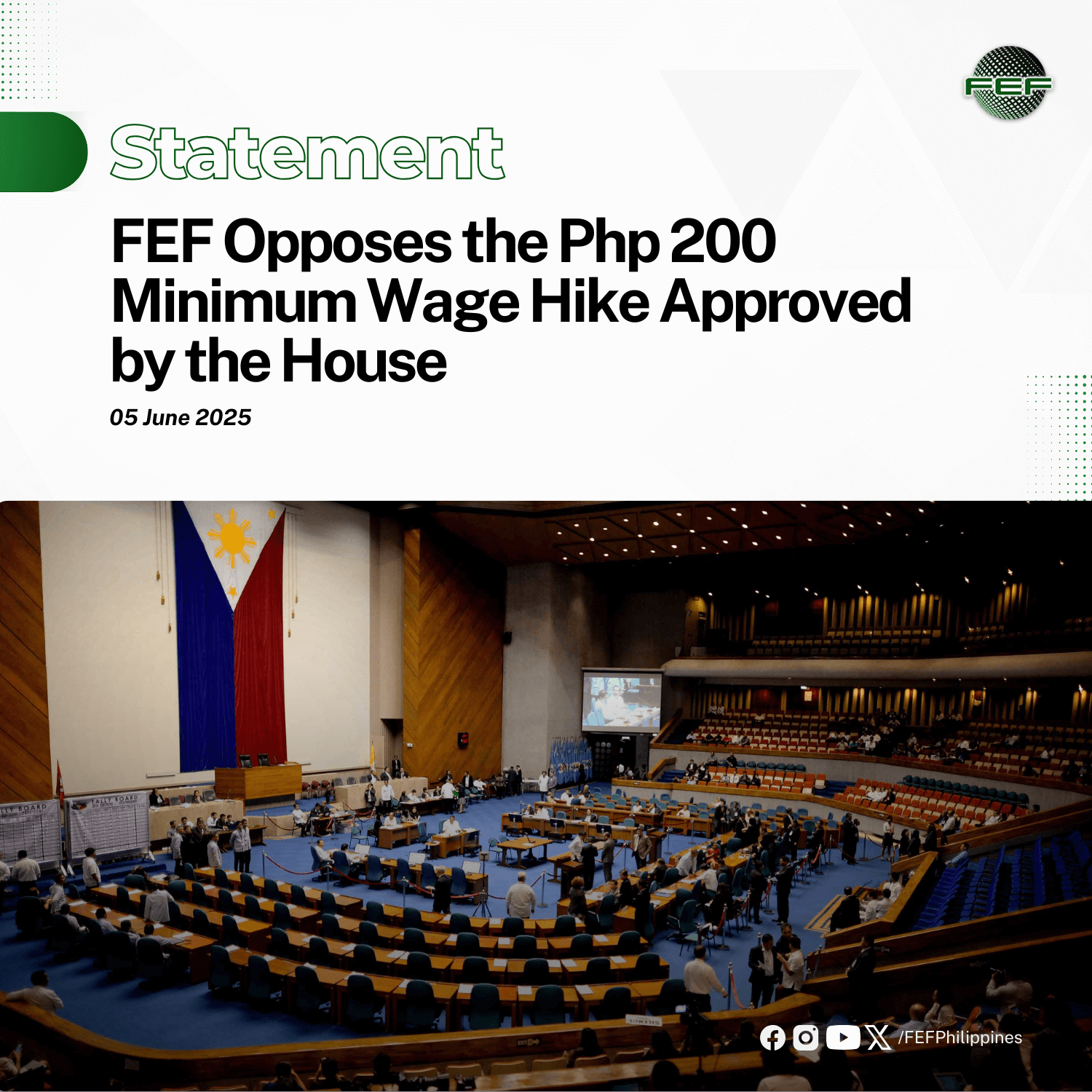 [Socmed] FEF Statement Template